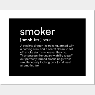 Smoker definition Posters and Art